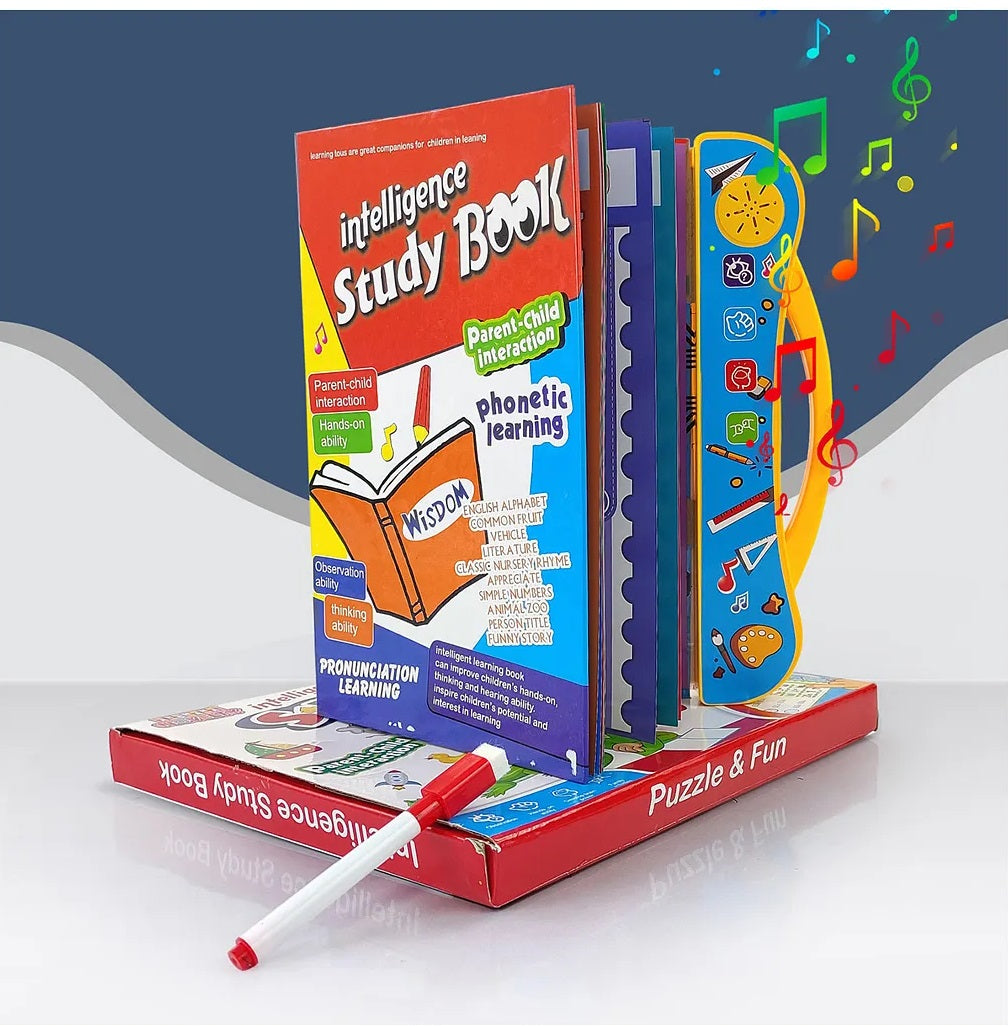 Intelligence Study Book / Musical Learning Book for Kids