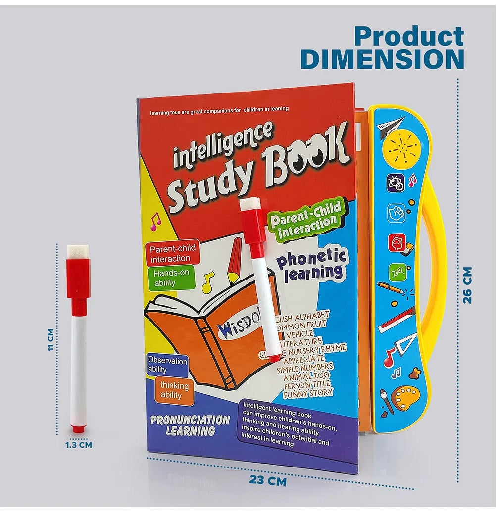 Intelligence Study Book / Musical Learning Book for Kids