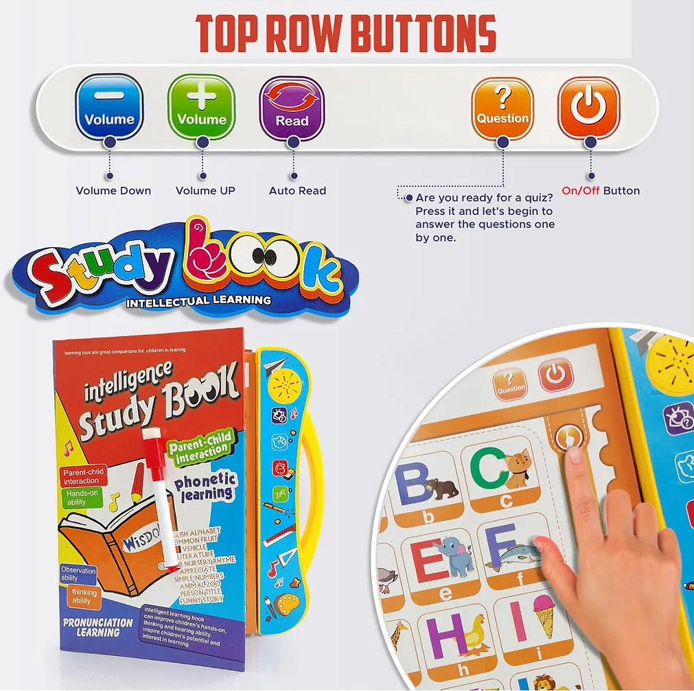 Intelligence Study Book / Musical Learning Book for Kids