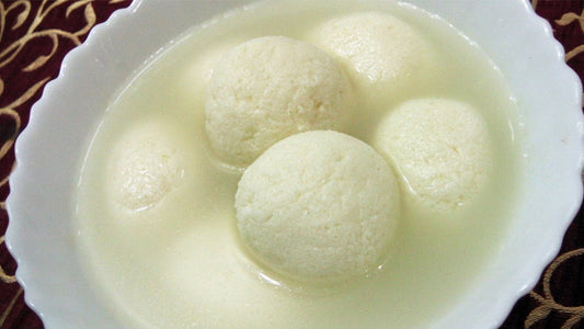 Sponge Rasgulla (10 Pieces)